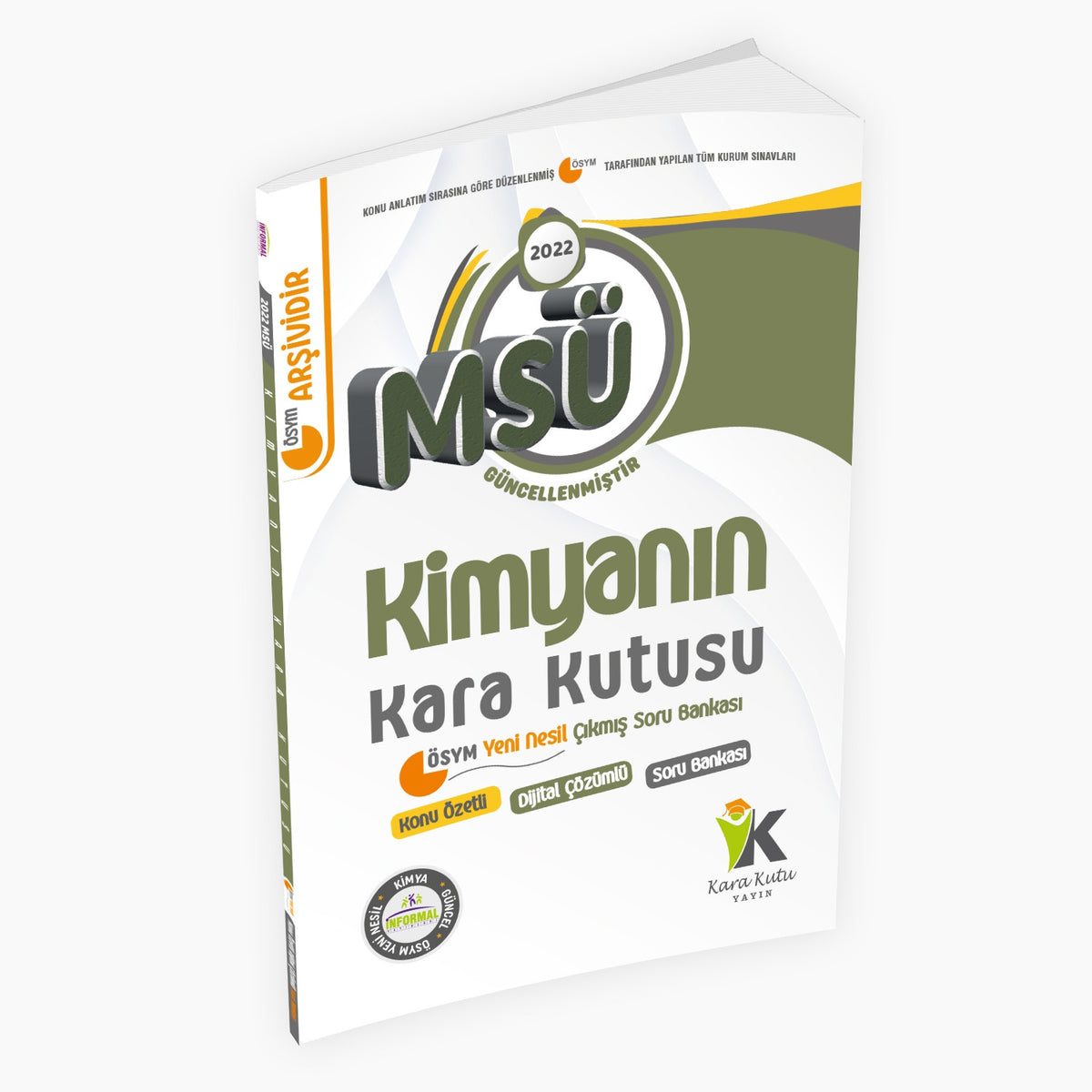 MSÜ Kimyanın Kara Kutusu Konu Özetli Dijital Çözümlü Çıkmış Soru Bankası kitap kapağı