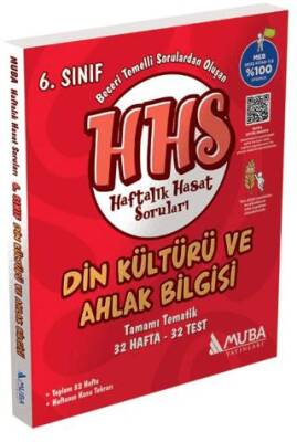 6.Sınıf Din Kültürü Haftalık Hasat Soruları (HHS) - Kolektif kitap kapağı