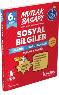 MB 6.Sınıf Sosyal Bilgiler Fasikül + Soru Bankası - Kolektif kitap kapağı