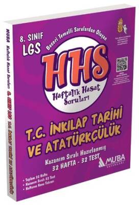 8. Sınıf T.C İnkılap tarihi Haftalık Hasat Soruları HHS - Kolektif kitap kapağı