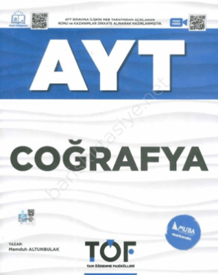 Muba Yayınları AYT Coğrafya Tam Öğrenme Fasikülleri - Memduh Altunbulak kitap kapağı
