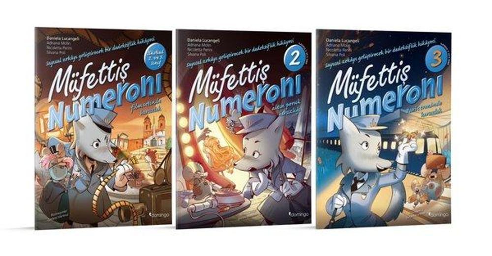 Müfettiş Numeroni Seti - 3 Kitap Takım | Domingo Yayınevi