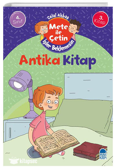 Antika Kitap Mete İle Çetin İşler Beklemesin 4. Sınıf Hikaye Seti Mavi Kirpi - Celal Akbaş kitap kapağı