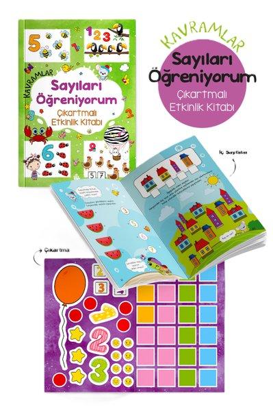 Kavramlar - Sayıları Öğreniyorum Çıkartmalı Etkinlik Kitabı 3 + Yaş | Bigkids Yayınları (İnce Kapak)  - Resim 1