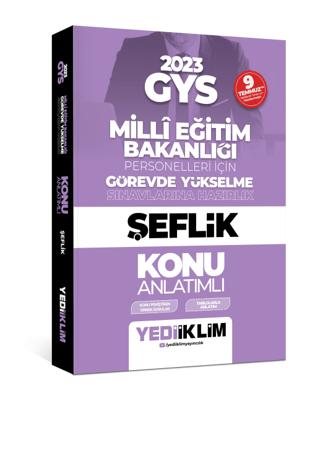 2023 GYS Milli Eğitim Bakanlığı Görevde Yükselme Sınavı Şeflik Konu Anlatımı | Yediiklim Yayınları (Ciltsiz)  - Resim 1