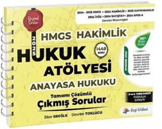 HMGS Hakimlik Anayasa Hukuku Hukuk Atölyesi Çıkmış Sorular | Dizgi Kitap (Ciltsiz)  - Resim 1