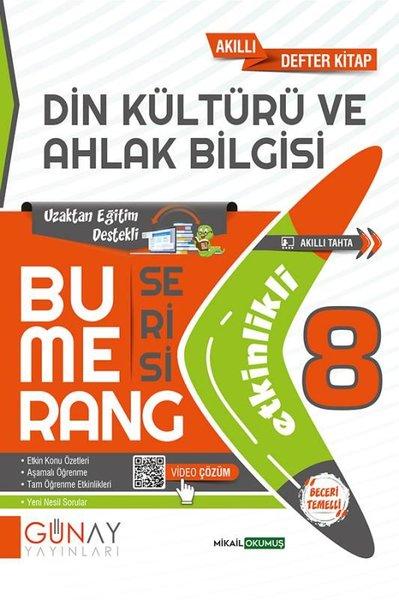 8. Sınıf Bumerang Etkinlikli  Din Kültürü Ve Ahlak Bilgisi | Günay Yayıncılık (İnce Kapak)  - Resim 1