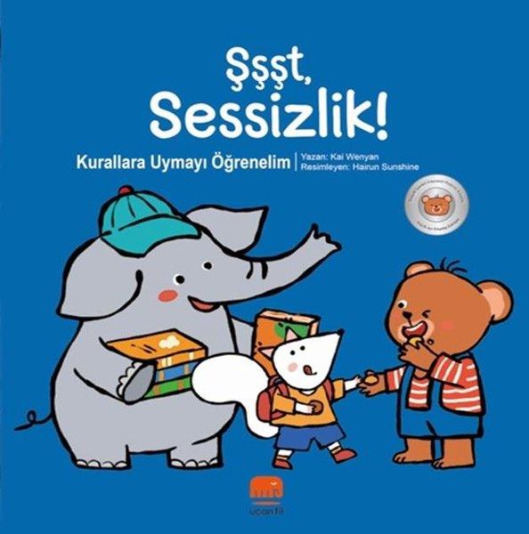 Şşşt Sessizlik! Kurallara Uymayı Öğrenelim | Uçan Fil (İnce Kapak)  - Resim 1