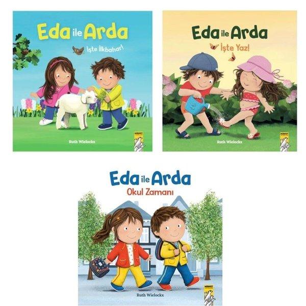 Eda İle Arda Konuşma Seti - 3 Kitap Takım | Mirket Yayınları (İnce Kapak)  - Resim 1