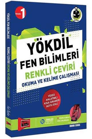 YÖKDİL Fen Bilimleri Renkli Çeviri Okuma ve Kelime Çalışması