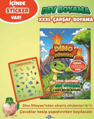 Dino Dünyası (Boyama Kitabı)