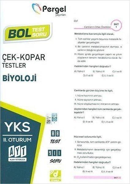 AYT Biyoloji Çek Kopar Testler | Pergel (İnce Kapak)  - Resim 1