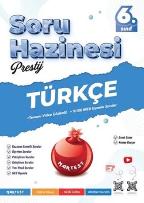 6. Sınıf Türkçe Prestij Soru Hazinesi - Numan Gençer kitap kapağı