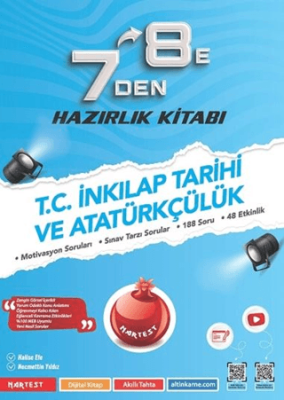 7`den 8`e T.C. İnkılap Tarihi ve Atatürkçülük Hazırlık Kitabı - Halis Efe kitap kapağı