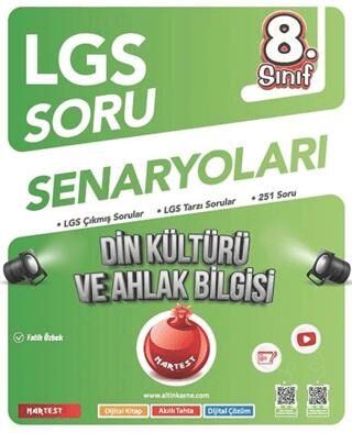8. Sınıf LGS Soru Senaryoları Din Kültürü ve Ahlak Bilgisi - Fatih Özbek kitap kapağı