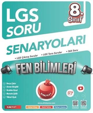 Nartest Yayınevi 8. Sınıf LGS Fen Bilimleri Soru Senaryoları - Kolektif kitap kapağı