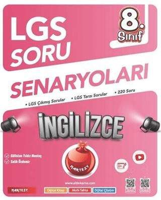 8. Sınıf LGS Soru Senaryoları İngilizce - Kolektif kitap kapağı