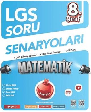 Nartest Yayınevi 8. Sınıf LGS Matematik Soru Senaryoları - Ali Can Güllü kitap kapağı