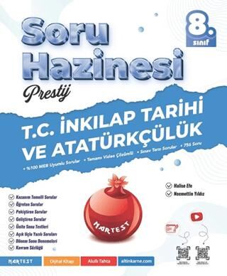 8. Sınıf Prestij T.C. İnkılap Tarihi ve Atatürkçülük Soru Hazinesi - Halise Efe kitap kapağı
