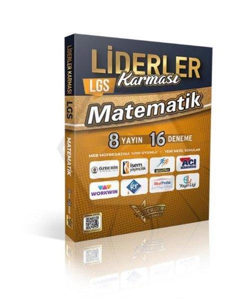 LGS Matematik Denemeleri 8 Yayın 16 Deneme | Liderler Karması (İnce Kapak)  - Resim 1