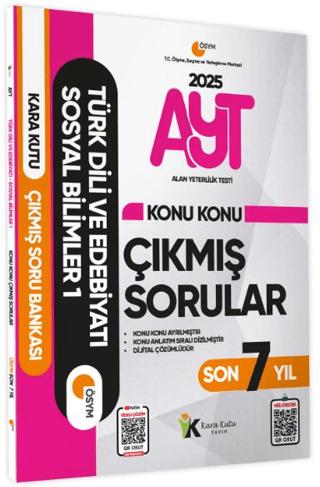 2025 YKS-AYT Türk Dili ve Edebiyatı-Sosyal Bilimler Son 7 Yıl Çıkmış Sorular