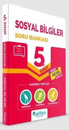 Netfen Yayınları 5. Sınıf Sosyal Bilgiler Soru Bankası - Kolektif kitap kapağı