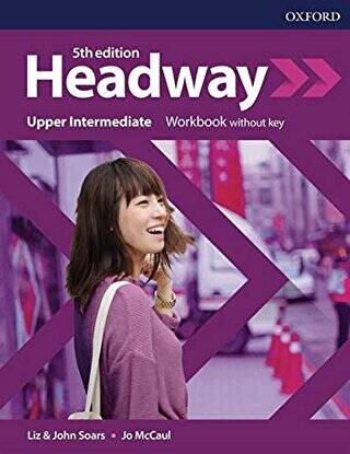 New Headway 5th Edition Upper-Intermediate Workbook with key - Liz John Soars kitap kapağı