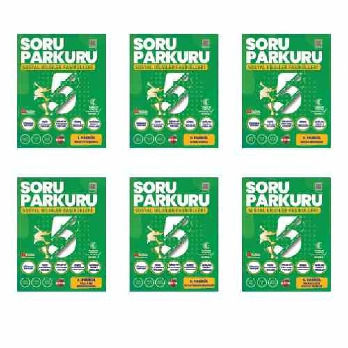 Newton 5.Sınıf Soru Parkuru Sosyal Bilgiler Set Yeni Maarif Model kitap kapağı