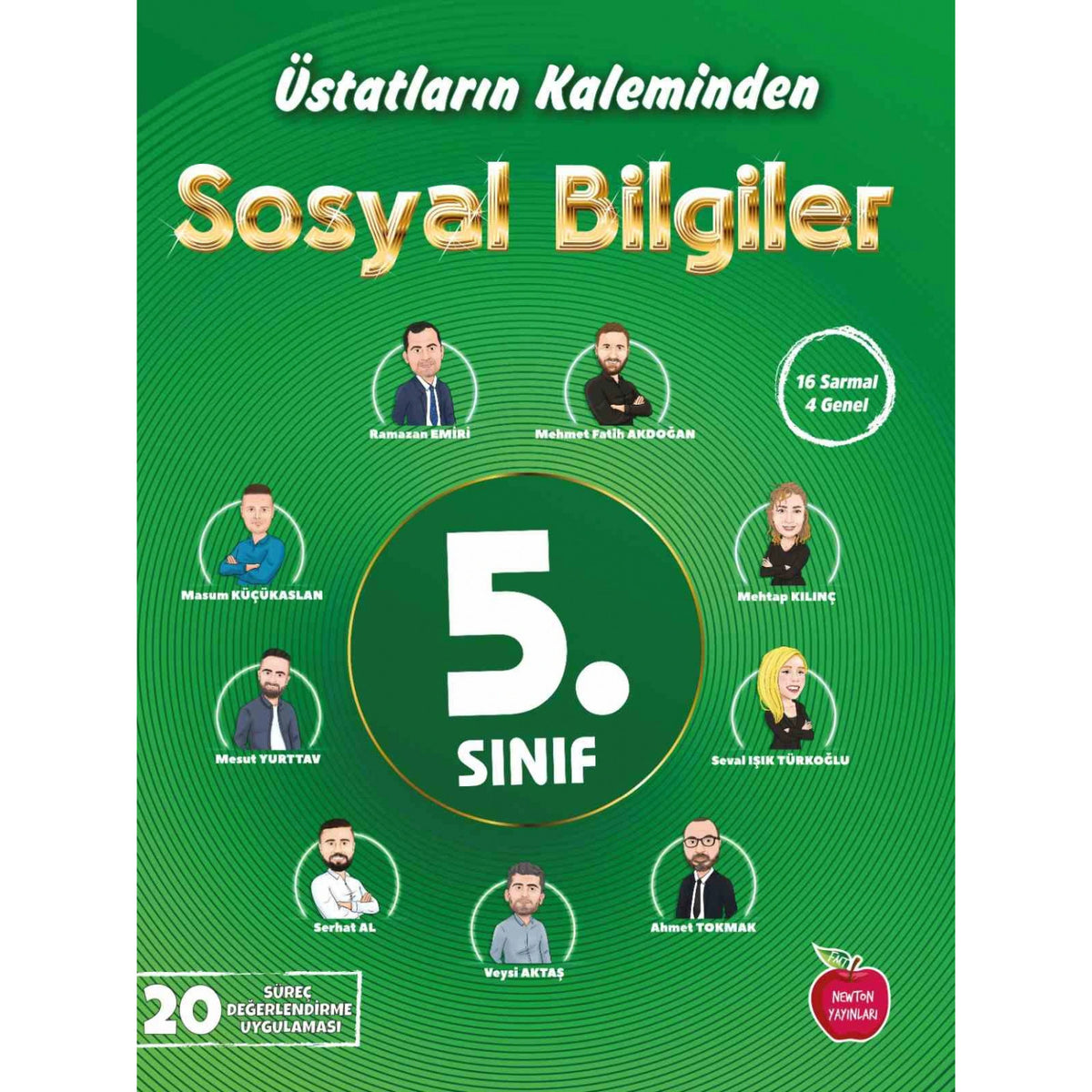 Newton 5.Sınıf Sosyal Bilgiler Üstatların Kaleminden 20 Deneme kitap kapağı