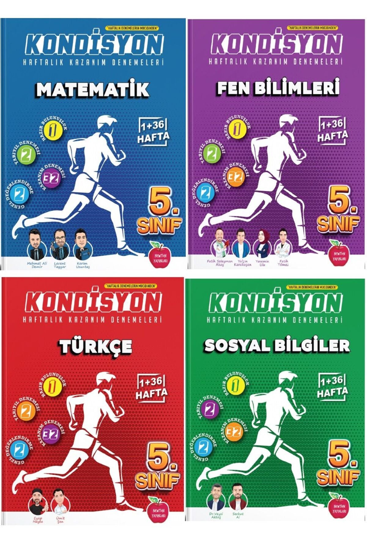 Newton 5.Sınıf Yeni 4'Lü Kondisyon Deneme Seti kitap kapağı