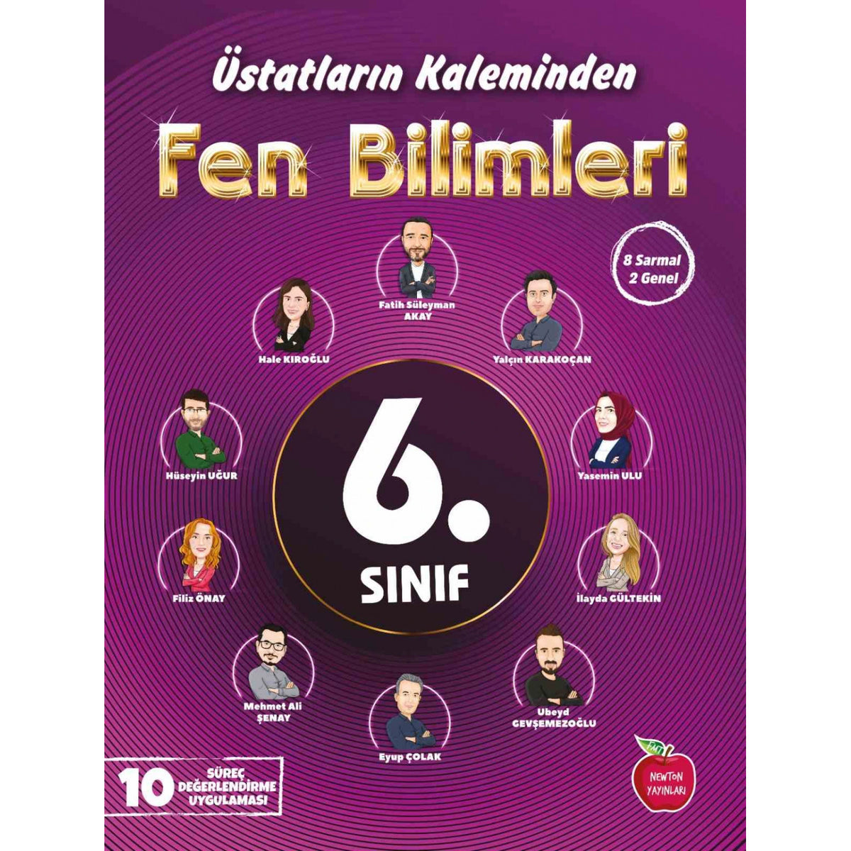 Newton 6.Sınıf Fen Bilimleri Üstatların Kaleminden 10 Deneme kitap kapağı