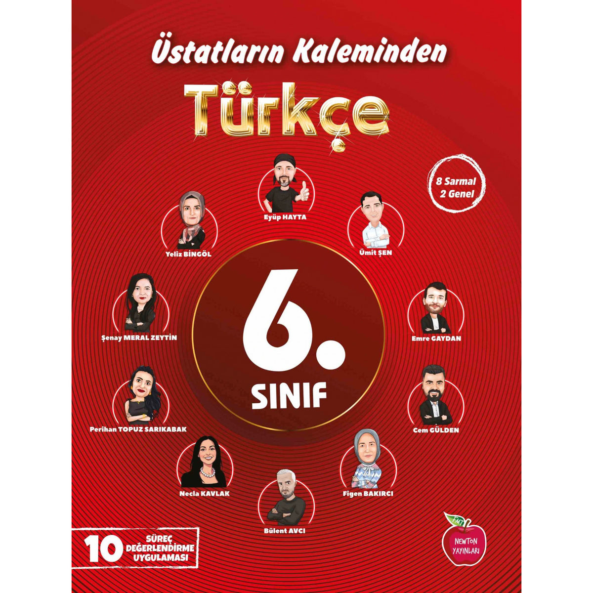 Newton 6.Sınıf Türkçe Üstatların Kaleminden 10 Deneme Yeni kitap kapağı