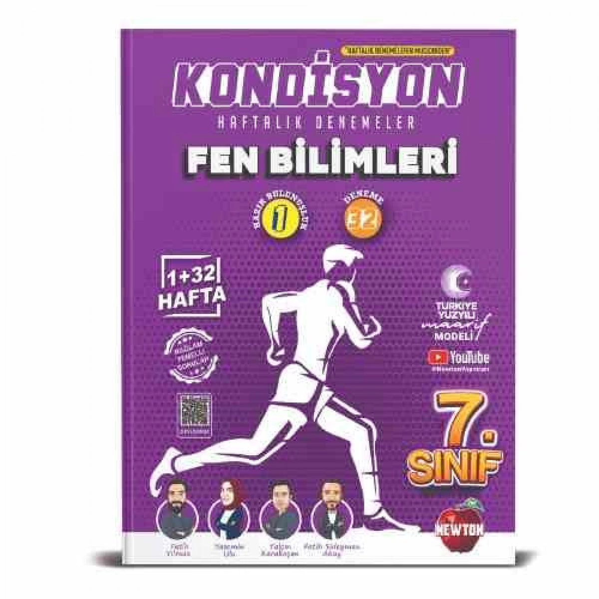 Newton 7.Sınıf Kondisyon Fen Bilimleri Haftalık Kazanım Denemeleri Maarif Model kitap kapağı