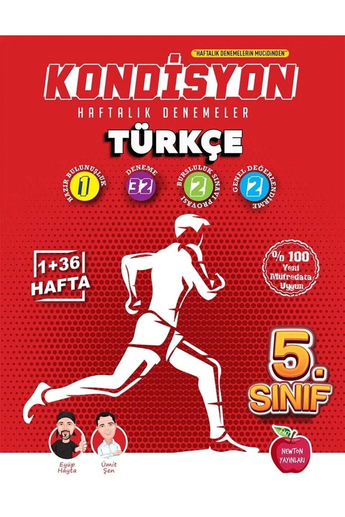 Newton Yayınları 5.Sınıf Kondisyon Haftalık Kazanım Deneme 37 Hafta Türkçe Yeni 2024-2025 - Eyüp Hayta kitap kapağı