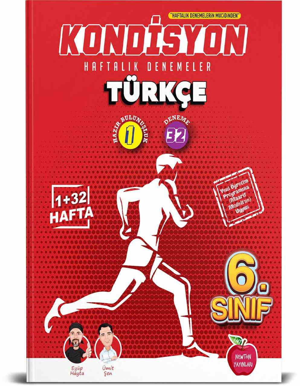 Newton Yayınları 6. Sınıf Kondisyon Türkçe Deneme Sınavı Yeni Maarif - Eyüp Hayta kitap kapağı