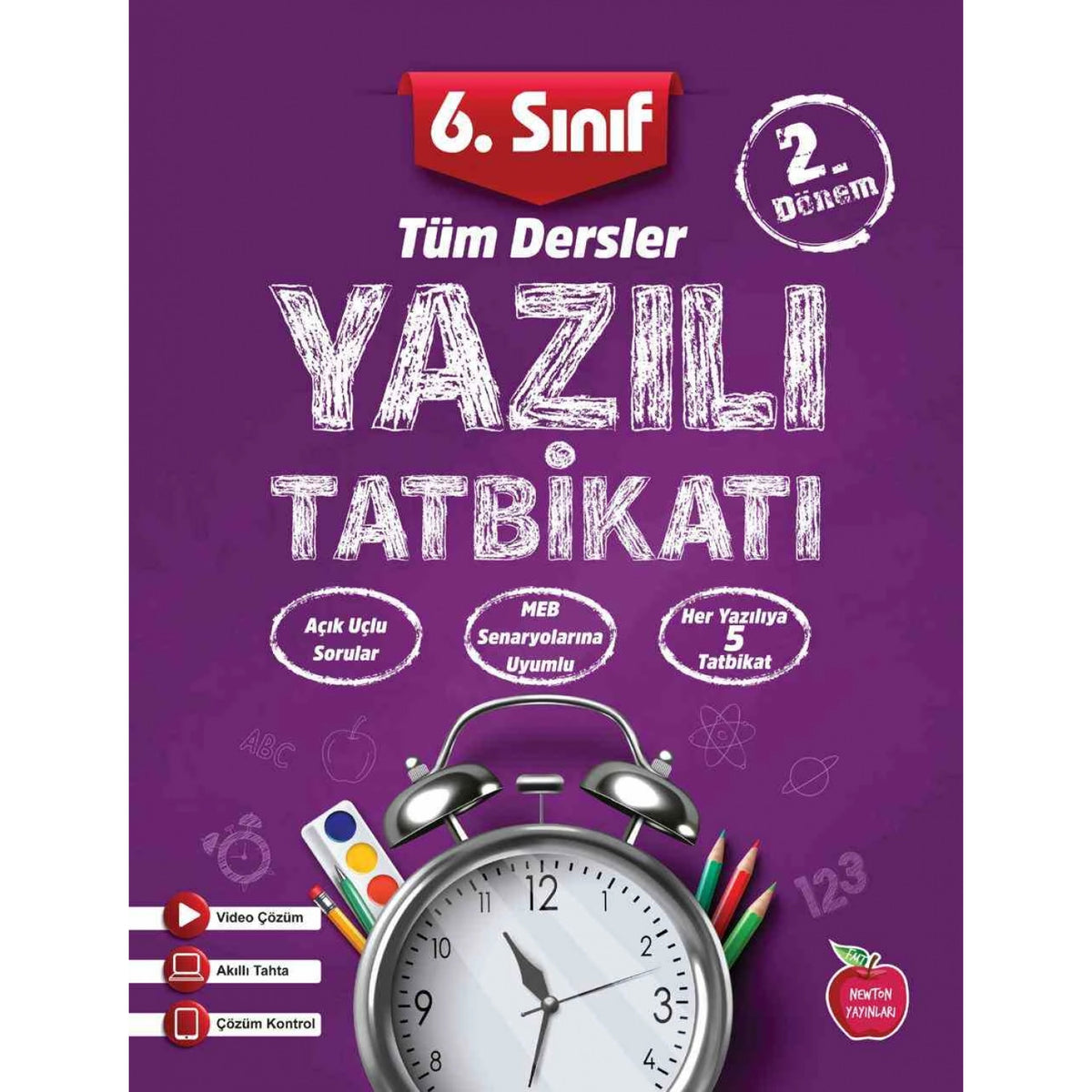 Newton Yayınları 6.Sınıf Yazılı Tatbikatı 2.Dönem Tüm Dersler Yeni kitap kapağı