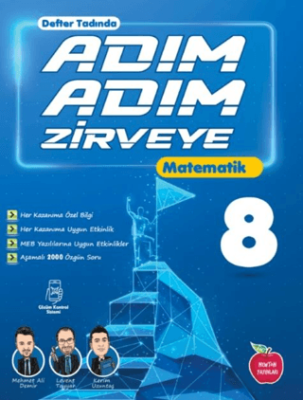 8. Sınıf Matematik Adım Adım Zirveye Soru Bankası - Kolektif kitap kapağı
