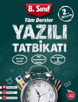 Newton Yayınları 8.Sınıf Yazılı Tatbikatı 2.Dönem Tüm Dersler - Kolektif kitap kapağı