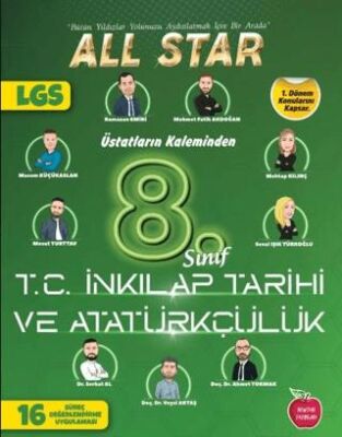 8.Sınıf İnkılap Tarihi 1.Dönem 16 Süreç Değerlendirme Denemesi - Kolektif kitap kapağı