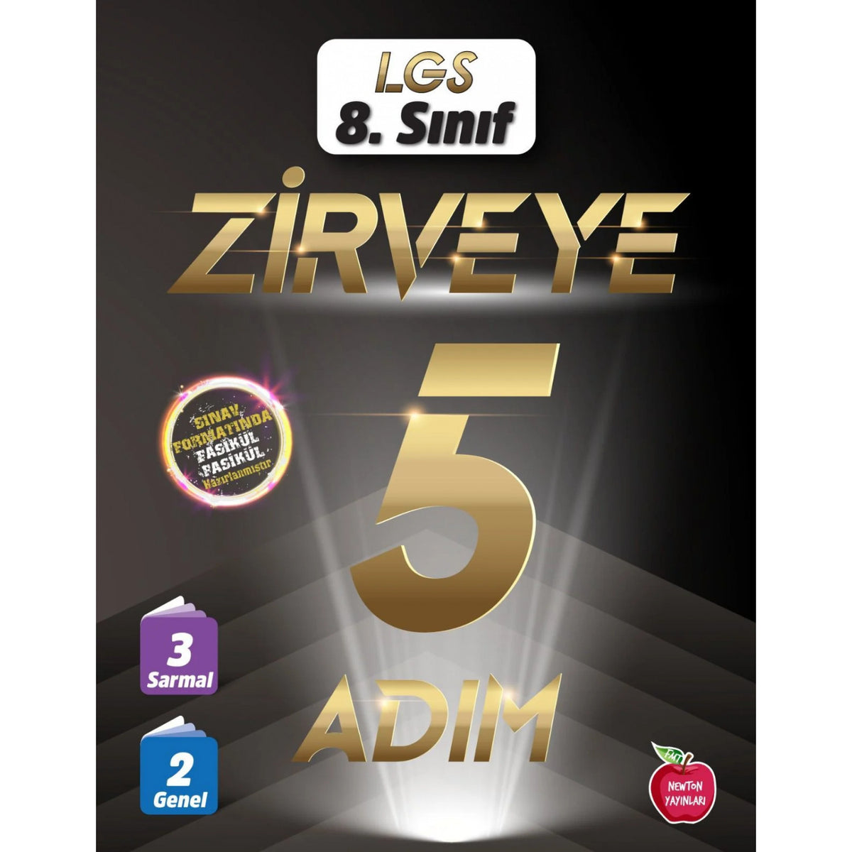 Newton Yayınları 8.Sınıf Zirveye 5 Adım 3 Sarmal 2 Genel Deneme Sınavı - Kolektif kitap kapağı