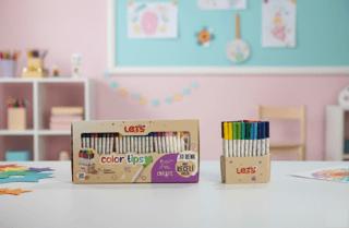 Let’s İnce Keçeli Kalem 30 Renk | Lets - Resim 1