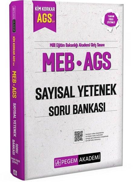 MEB AGS Kim Korkar Sayısal Yetenek Soru Bankası Tamamı Çözümlü | Pegem Akademi Yayıncılık (İnce Kapak)  - Resim 1