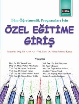 Tüm Öğretmenlik Programları İçin Özel Eğitime Giriş | Eğitim Yayınevi - Ders Kitapları (Ciltsiz)  - Resim 1