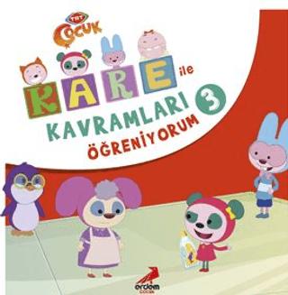 Kare İle Kavramları Öğreniyorum 3 | Erdem Çocuk (Ciltsiz)  - Resim 1