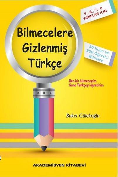 Bilmecelere Gizlenmiş Türkçe | Akademisyen Kitabevi (İnce Kapak)  - Resim 1