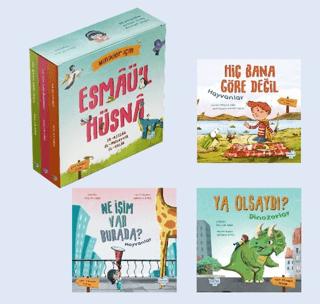 Minikler İçin Esmâü'l Hüsnâ Seti (3 Çift Taraflı Kitap) | Puset Kitap (Ciltli)  - Resim 1