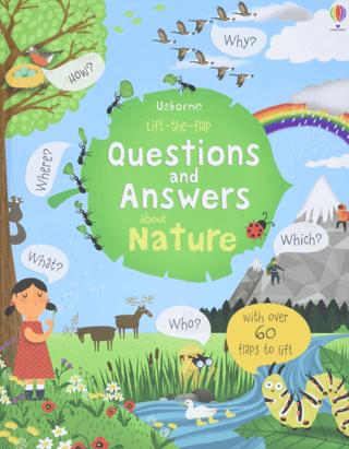 Lift-The-Flap Questions and Answers About Nature | Usborne (Ciltli)  - Resim 1