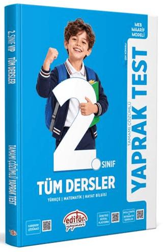 2. Sınıf Tüm Dersler Tamamı Çözümlü Yaprak Test | Editör Yayınevi (Ciltsiz)  - Resim 1