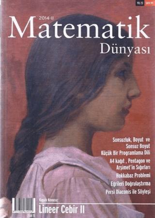 Matematik Dünyası Dergisi Sayı:99 Yıl:2014 - II | Nesin Yayınevi (Ciltsiz)  - Resim 1