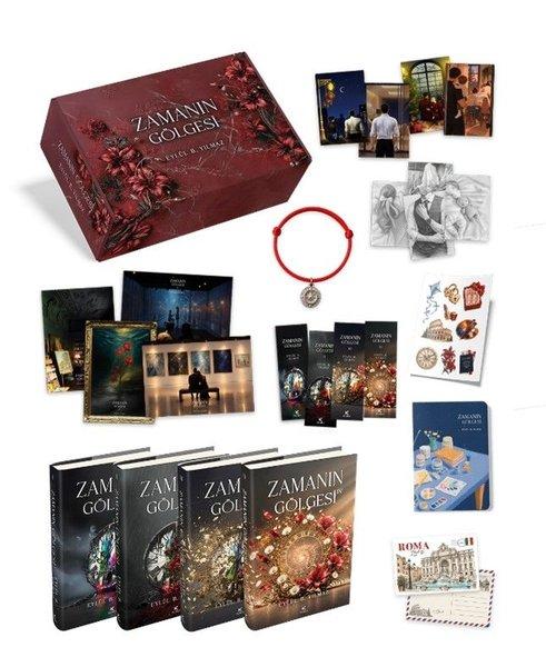 Zamanın Gölgesi Serisi Seti - 4 Kitap Takım - Kutulu - Hediyeli | Pukka Yayınları (Ciltli)  - Resim 1
